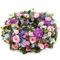 Cool Blues Wreath