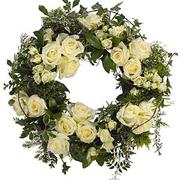 Contemporary White Wreath