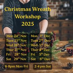 Christmas Wreath Workshop 2025