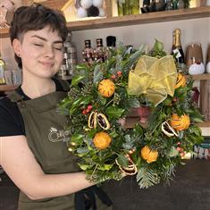 Comfort &amp; Joy Christmas Wreath 