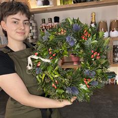 Thistle &amp; Berry Wreath