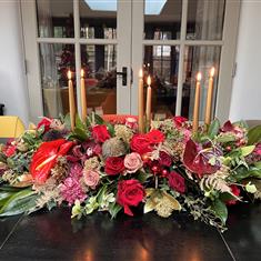 Sumptuous Christmas Table Centrepiece 