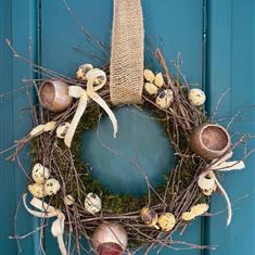 Dried Easter Door Wreath 