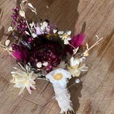 Dried Colourful Buttonhole
