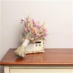 Pink Dried Bridal Bouquet 