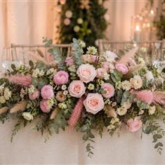 Pink Boho Top Table 