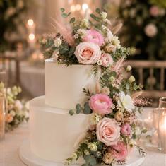 Pink Boho Cake Flowers