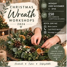 Christmas Wreath Workshop Nov 23rd