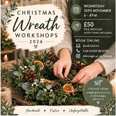 Christmas Wreath Workshop Nov 25th